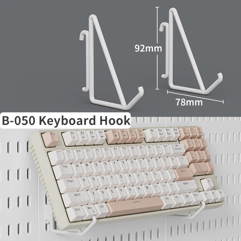 Panel Pegboard Modular con Accesorios | Sistema de Almacenamiento para Escritorio y Hogar