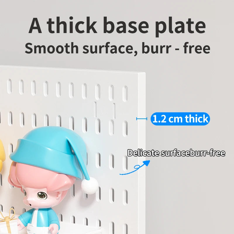 Panel Pegboard Modular con Accesorios | Sistema de Almacenamiento para Escritorio y Hogar