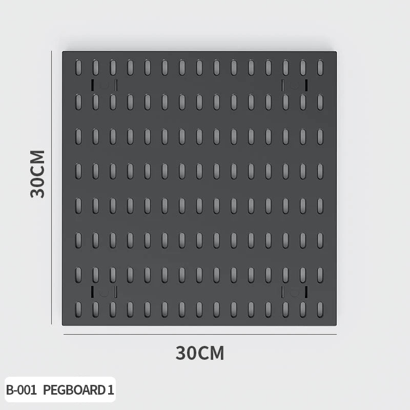 Panel Pegboard Modular con Accesorios | Sistema de Almacenamiento para Escritorio y Hogar