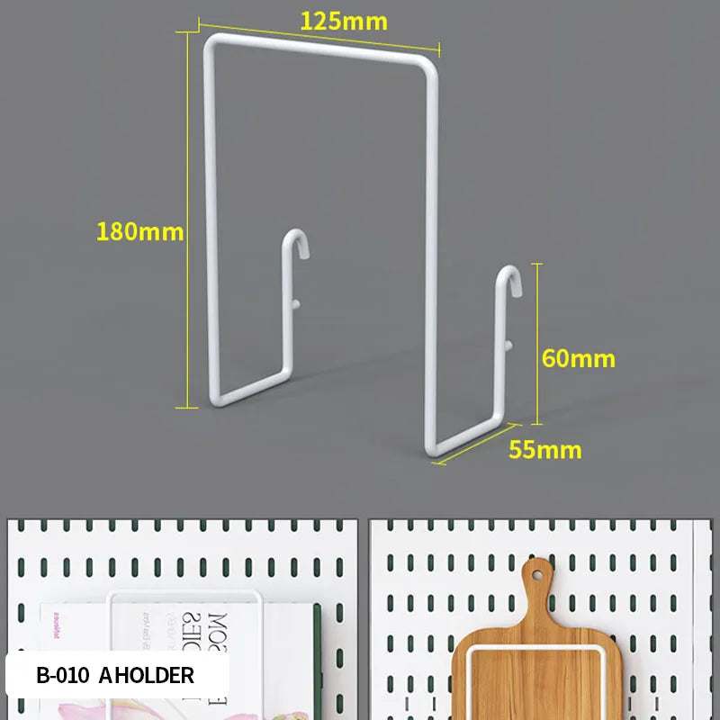 Panel Pegboard Modular con Accesorios | Sistema de Almacenamiento para Escritorio y Hogar