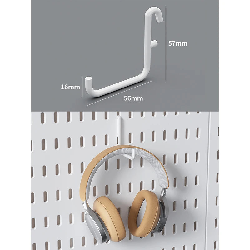 Panel Pegboard Modular con Accesorios | Sistema de Almacenamiento para Escritorio y Hogar