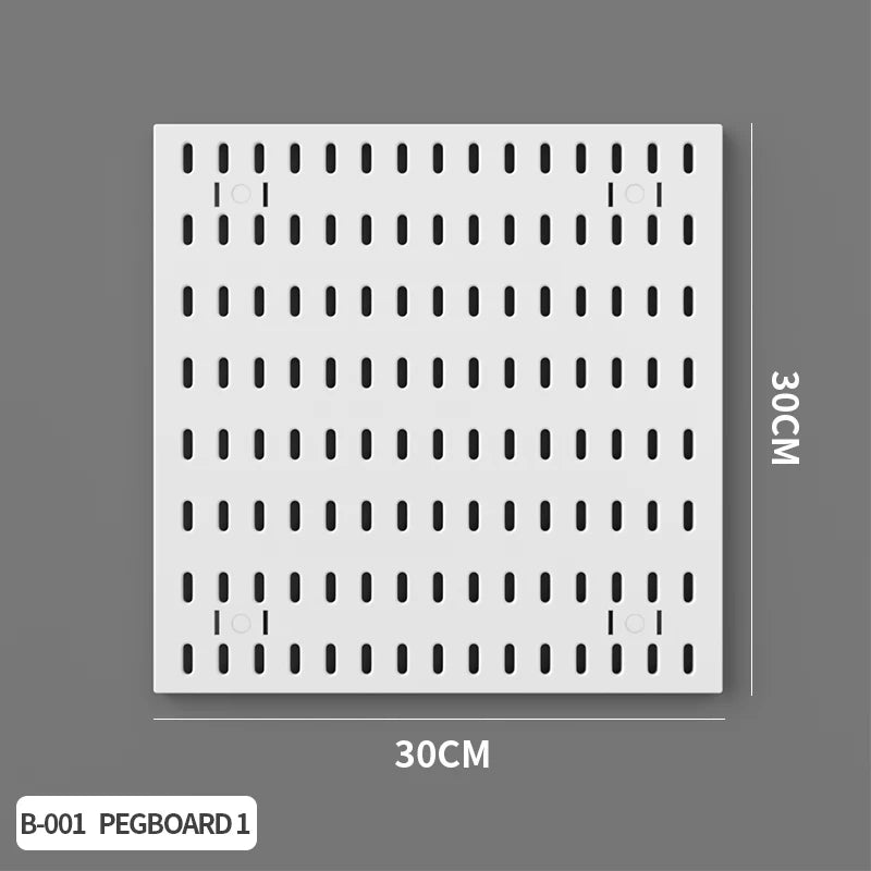 Panel Pegboard Modular con Accesorios | Sistema de Almacenamiento para Escritorio y Hogar