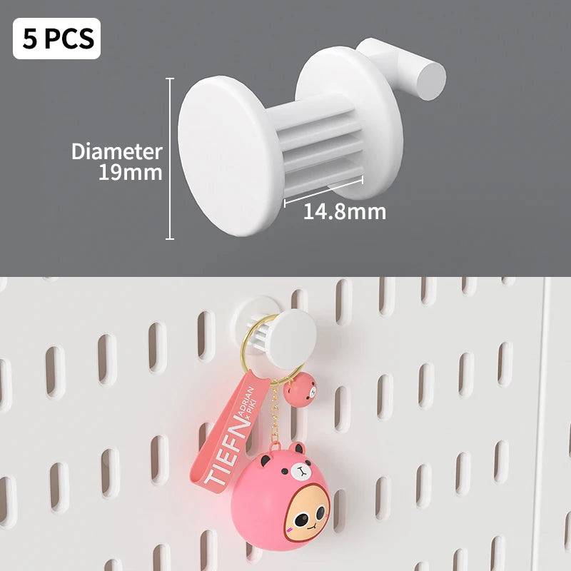 Panel Pegboard Modular con Accesorios | Sistema de Almacenamiento para Escritorio y Hogar