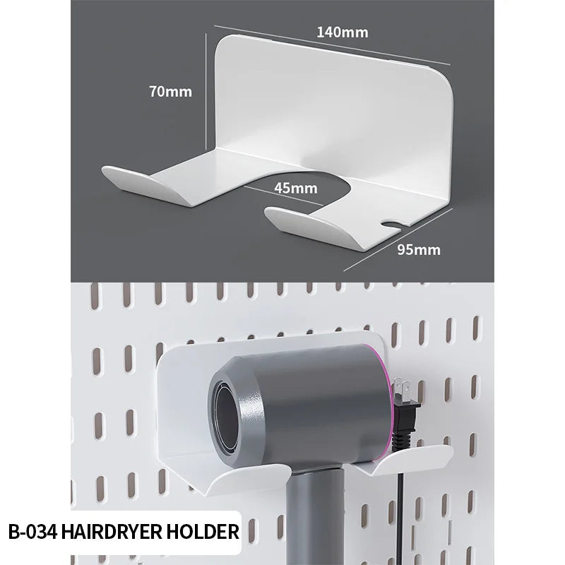 Panel Pegboard Modular con Accesorios | Sistema de Almacenamiento para Escritorio y Hogar