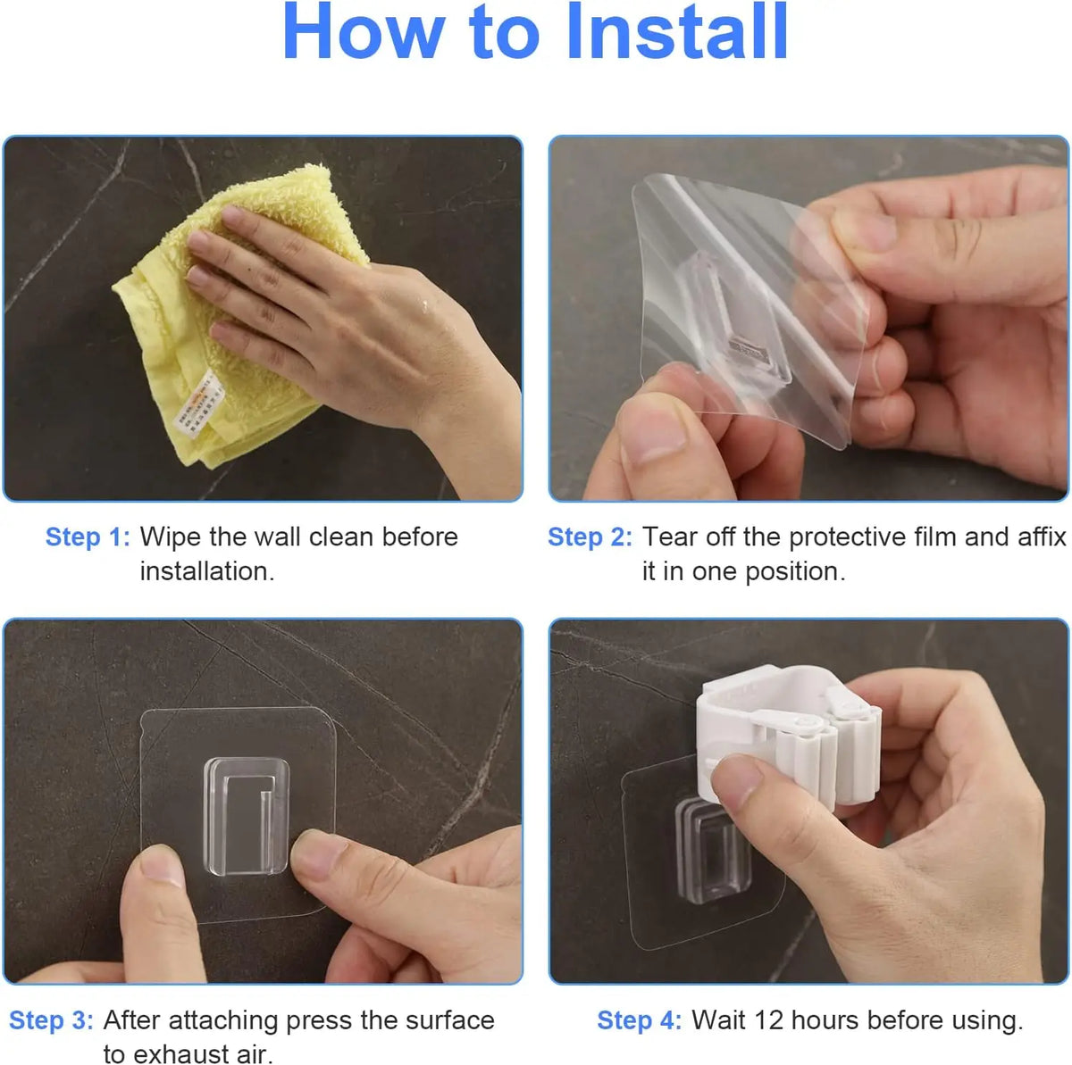 Ganchos Adhesivos Multiusos para Cocina y Baño