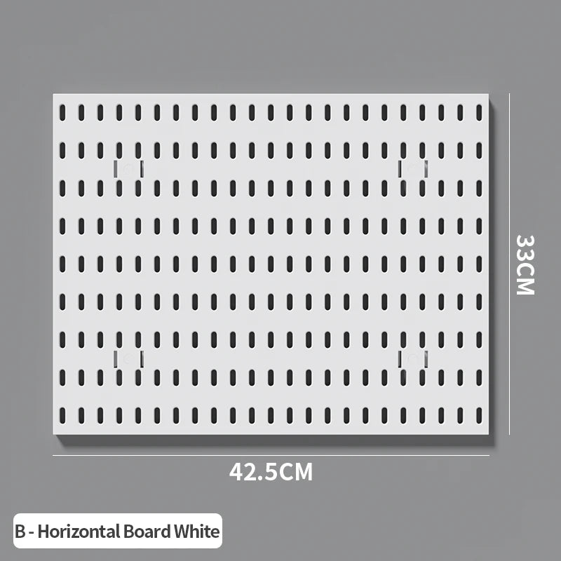 Panel Pegboard Modular con Accesorios | Sistema de Almacenamiento para Escritorio y Hogar