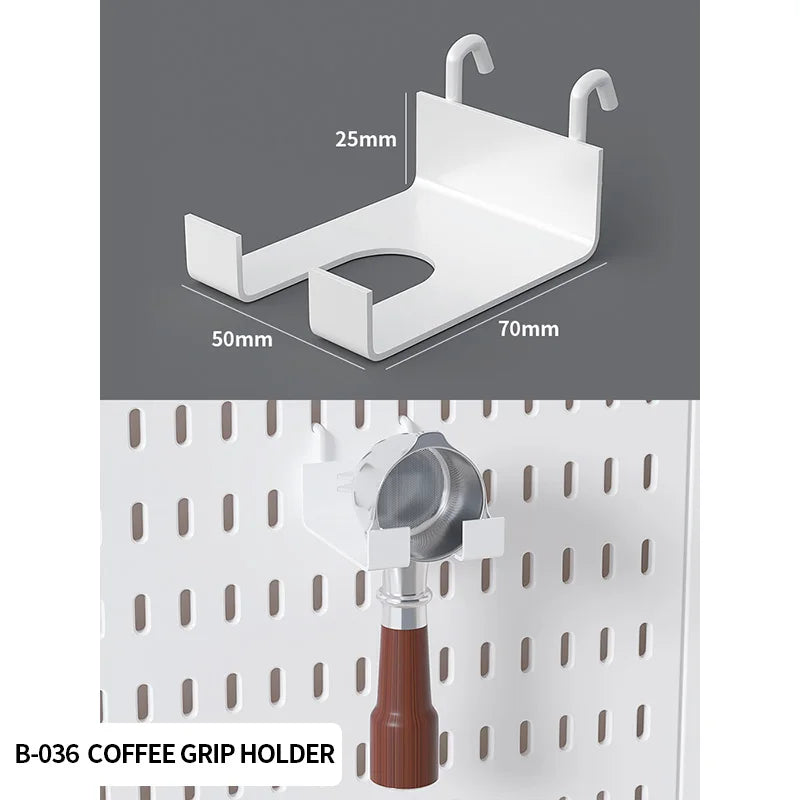 Panel Pegboard Modular con Accesorios | Sistema de Almacenamiento para Escritorio y Hogar