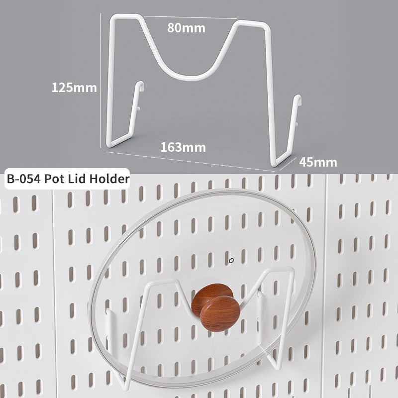 Panel Pegboard Modular con Accesorios | Sistema de Almacenamiento para Escritorio y Hogar