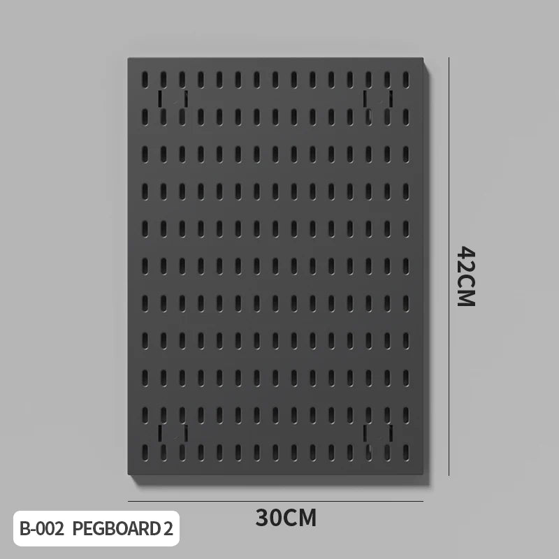 Panel Pegboard Modular con Accesorios | Sistema de Almacenamiento para Escritorio y Hogar